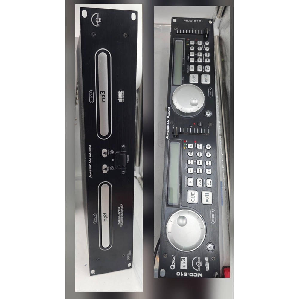 American Audio MCD-510 Professional Dual MP3 Compact Disk Player